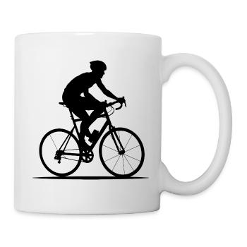 Cycling Silhouette - Mug - white - Right
