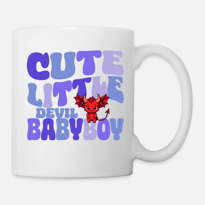 Babyboy - Cute little Devil - Tasse - Weiß