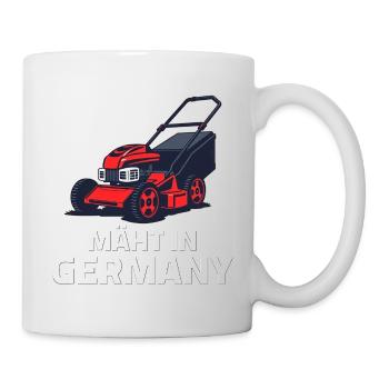 Tondeuses à gazon - Tondre en Allemagne - Mug blanc - blanc - Droite