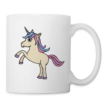 Unicorn (Comic, Kawaii) - Mug - white - Right
