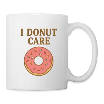 Ich kümmere mich um Donuts - Tasse - Weiß - Rechts