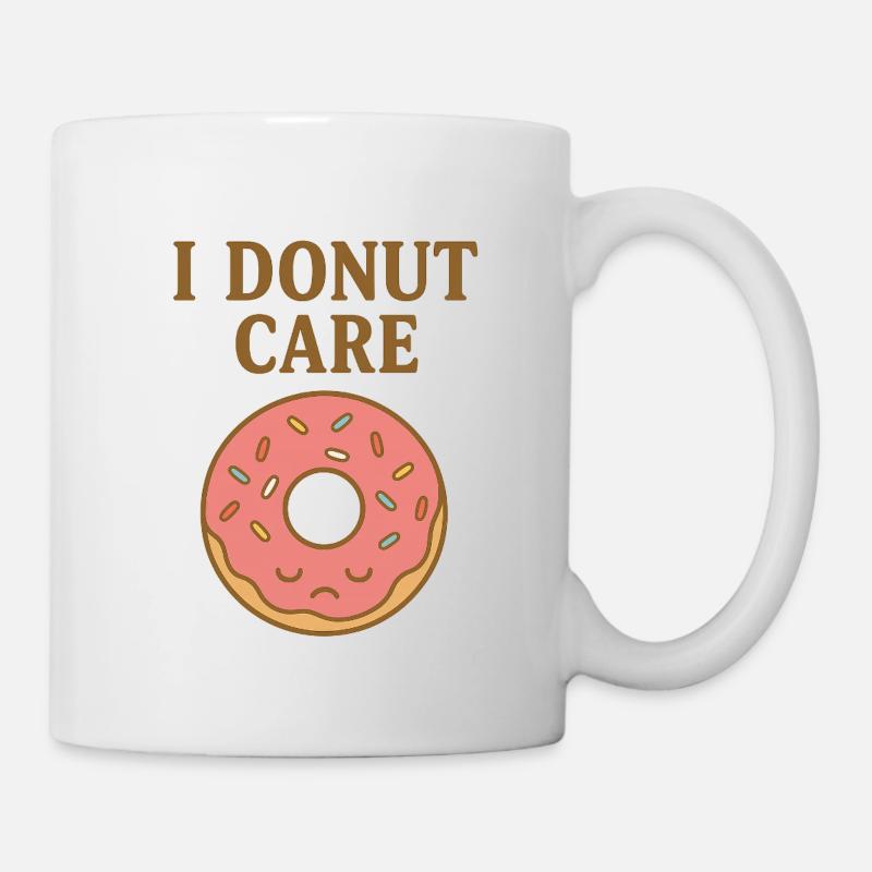 Ich kümmere mich um Donuts - Tasse - Weiß