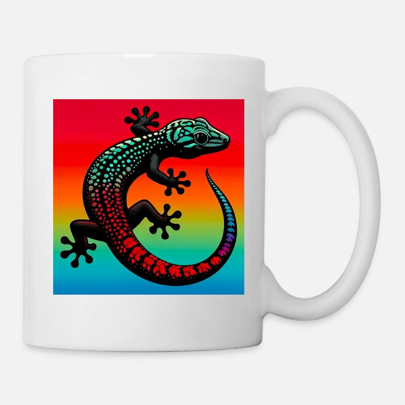 Gecko - Mug blanc - blanc