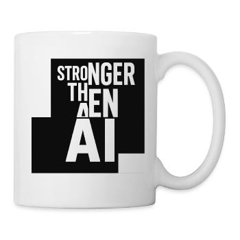 Strong Tea AI Solidarity Design - Mug - white - Right