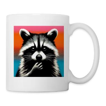 Raccoon - Mug - white - Right
