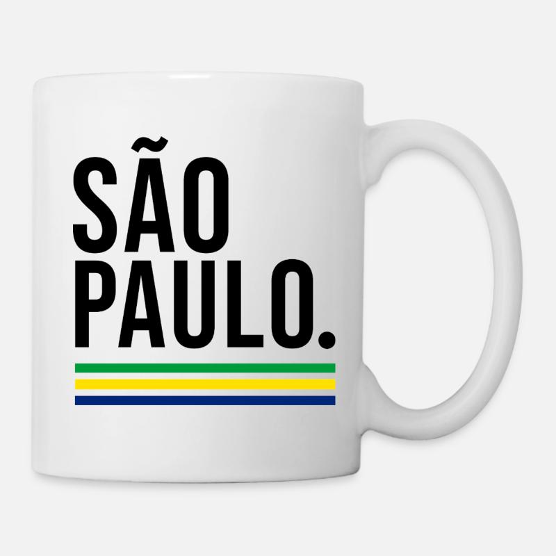 SÃO PAULO – Brésil Couleurs Urbaines - Mug blanc - blanc