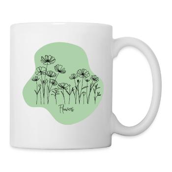 Minimalist Floral Illustration - Mug - white - Right