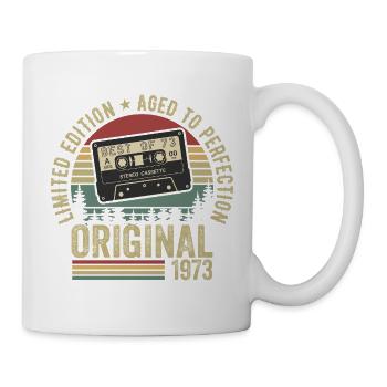 1973 Vintage Millésime 1973 Anniversaire 1973 Rétro - Mug blanc - blanc - Droite