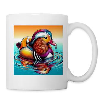 Mandarin duck - Mug - white - Right