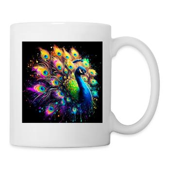 peacock - Mug - white - Right