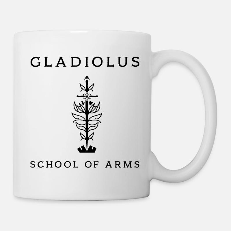 Gladiolus black - Mug - white