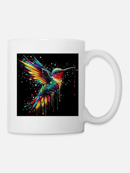 Kolibri - Tasse - Weiß