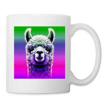 Alpaka - Tasse - Weiß - Rechts