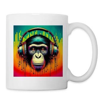 Chimpanzee Monkey - Mug - white - Right