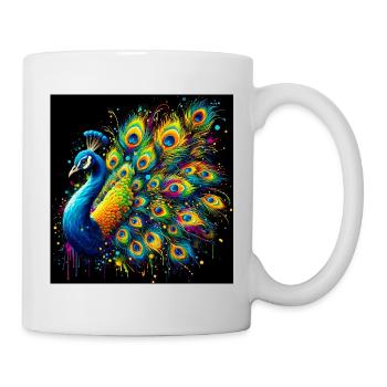 peacock - Mug - white - Right
