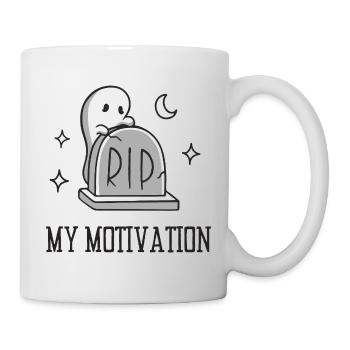 RIP Meine Motivation - Tasse - Weiß - Rechts
