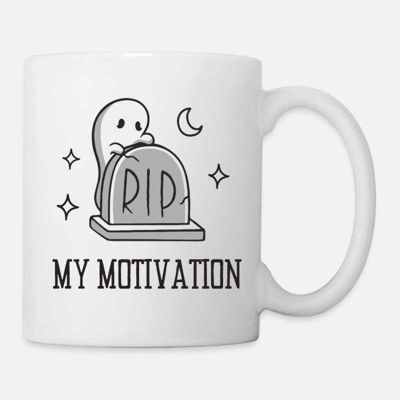 RIP Meine Motivation - Tasse - Weiß