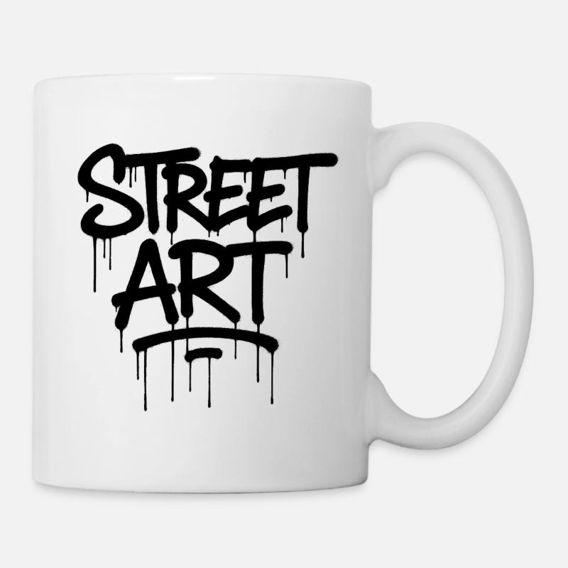 Graffiti tag street art  - Mug blanc - blanc