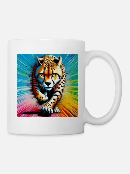 Gepard - Tasse - Weiß
