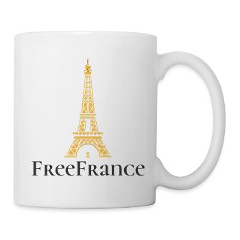Golden Eiffel Tower Elegance Design - Mug - white - Right