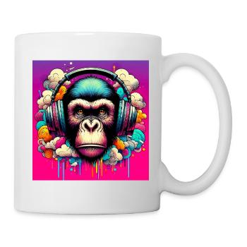 Chimpanzee Monkey - Mug - white - Right