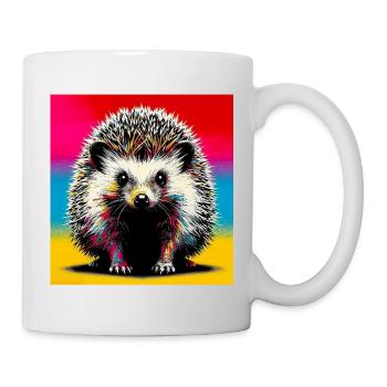 Igel - Tasse - Weiß - Rechts
