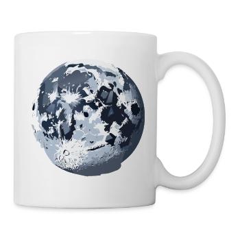 Mond - Tasse - Weiß - Rechts