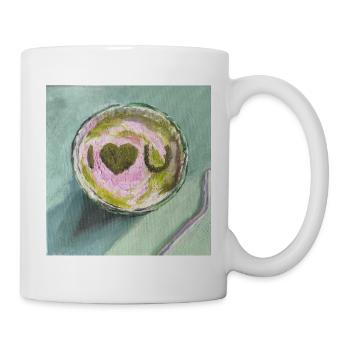 I luv Matcha Artistic Snack Illustration - Mug - white - Right