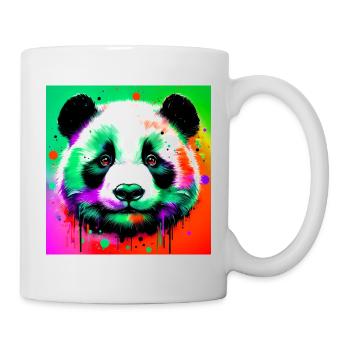 Panda - Tasse - Weiß - Rechts