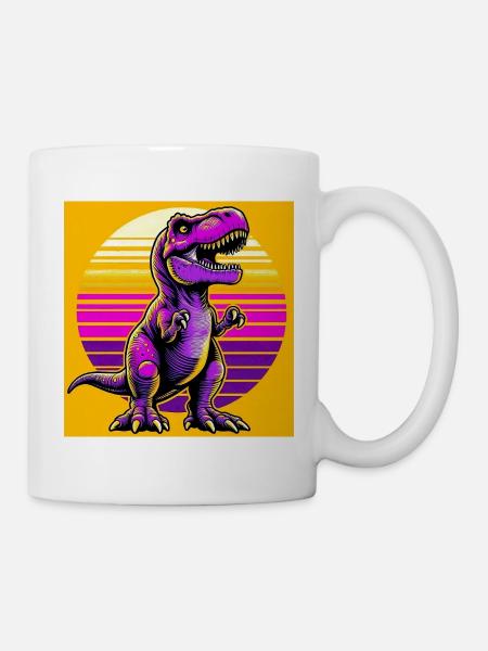 Dinosaurier - Tasse - Weiß