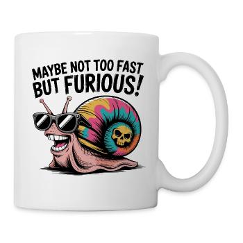 Maybe Not Too Fast But Furious Snail - Mug - white - Right