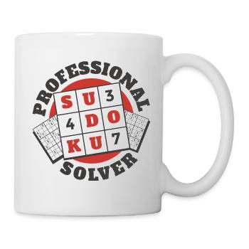 Professional Sudoku Puzzle Player - Mug - white - Right