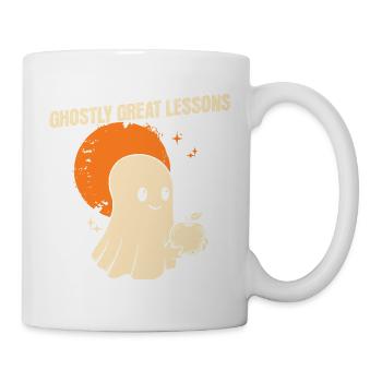 Funny Teacher Skeleton Halloween Classroom - Mug - white - Right