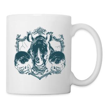 Rhino Boxer - Mug - white - Right