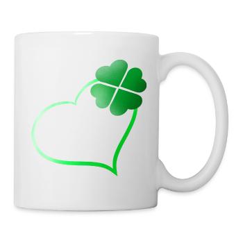 Lucky Heart - Tasse - Weiß - Rechts
