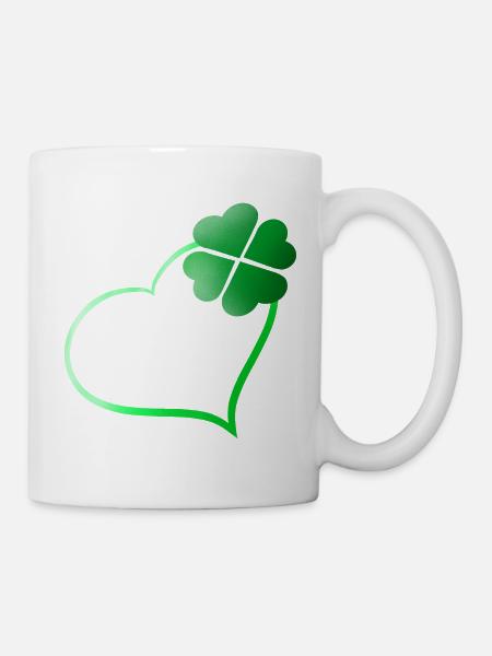Lucky Heart - Mug - white