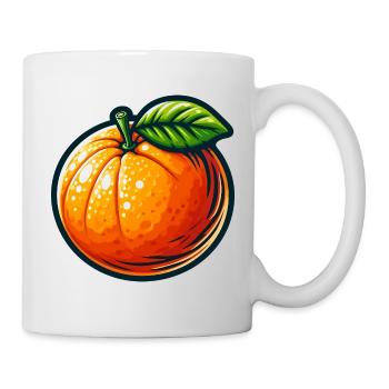 Stylized Orange Bright Zest - Mug - white - Right