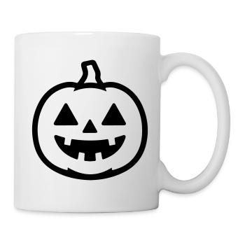 Citrouille - Mug blanc - blanc - Droite