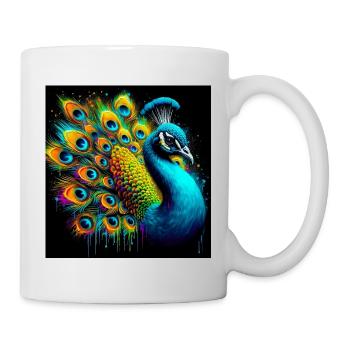 peacock - Mug - white - Right