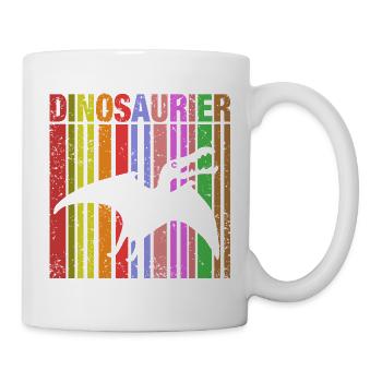 Colorful Dinosaur Lettering - Mug - white - Right