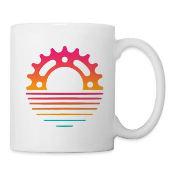 Miami Bike Sunset - Mug - white - Right