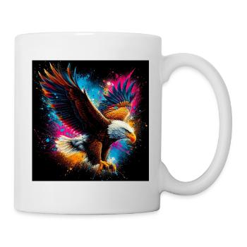 Adler - Tasse - Weiß - Rechts