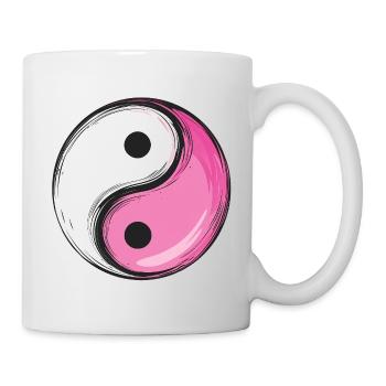 Yin and Yang pink version :) - Mug - white - Right