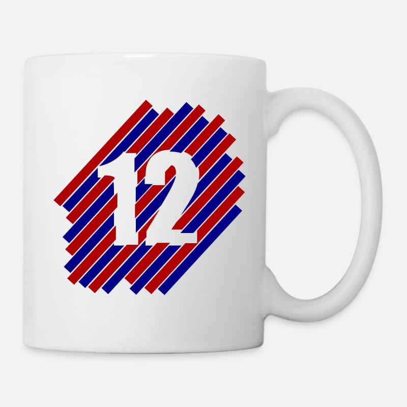 Der 12 Mann (Basel) - Tasse - Weiß