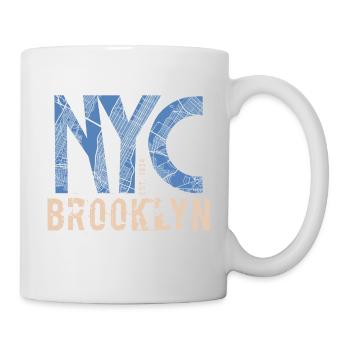 NYC Brooklyn – Urban Street Style - Mug - white - Right