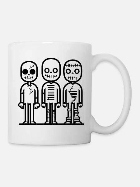 zombie_3 - Tasse - Weiß