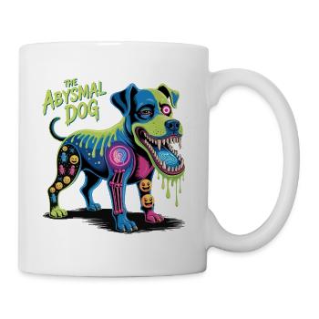The Abyssmal Dog Neon Art - Mug - white - Right