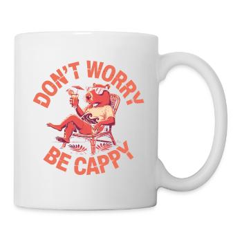 Capybara Meerschweinchen Wasserschwein  - Tasse - Weiß - Rechts