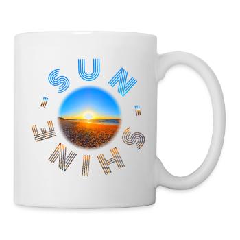 Sunset on the Beach Design - Mug - white - Right