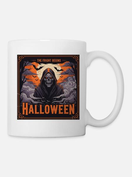 [HD] Halloween-1 - Tasse - Weiß